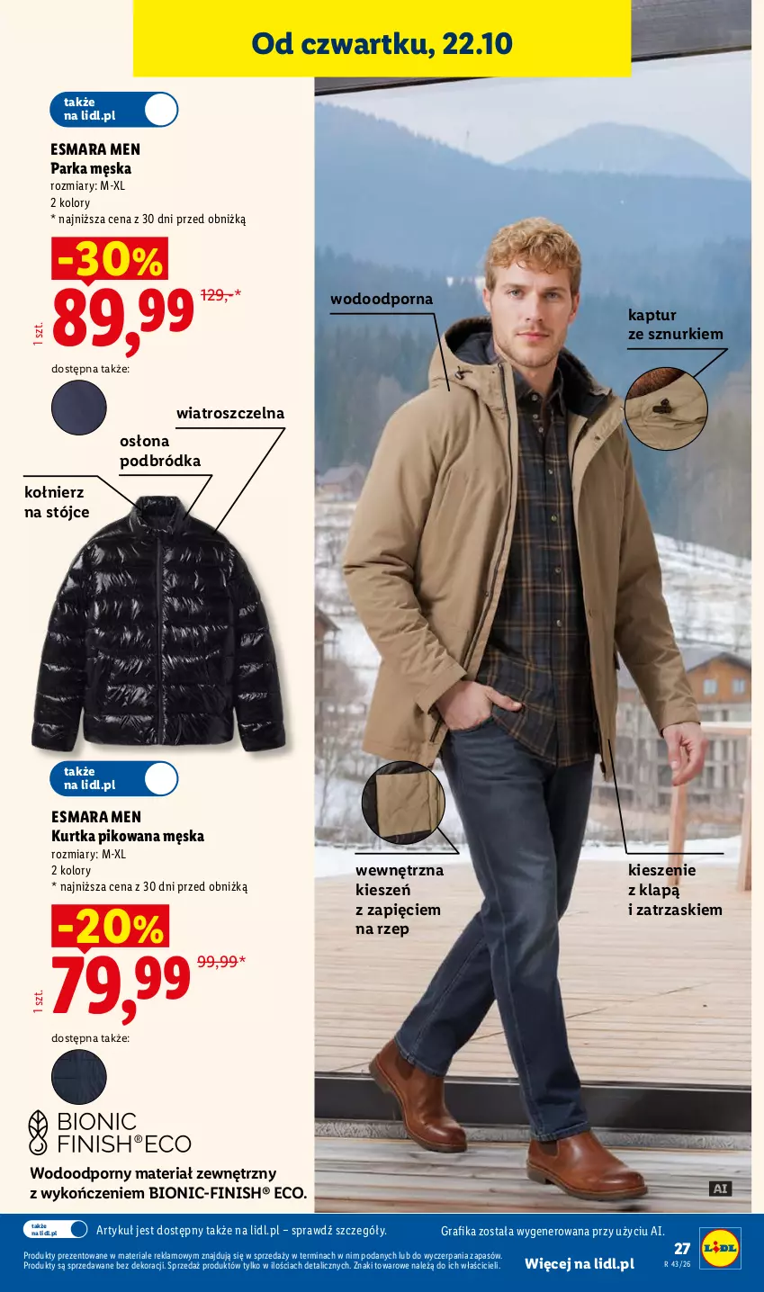 Gazetka promocyjna Lidl - Katalog - ważna 19.10 do 24.10.2026 - strona 35 - produkty: Finish, Gra, Grafika, Kurtka, Parka, Por