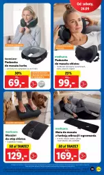 Gazetka promocyjna Lidl - GAZETKA - Gazetka - ważna od 24.09 do 24.09.2022 - strona 37 - produkty: Gra, Masażer, Poduszka