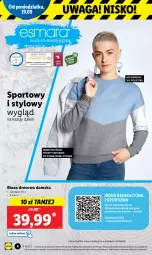Gazetka promocyjna Lidl - GAZETKA - Gazetka - ważna od 24.09 do 24.09.2022 - strona 6 - produkty: Por, Dres, Sport, Moda, Bluza, Waga, Bluza dresowa