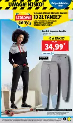 Gazetka promocyjna Lidl - GAZETKA - Gazetka - ważna od 24.09 do 24.09.2022 - strona 7 - produkty: Dres, Spodnie, Bluza, Spodnie dresowe, Waga