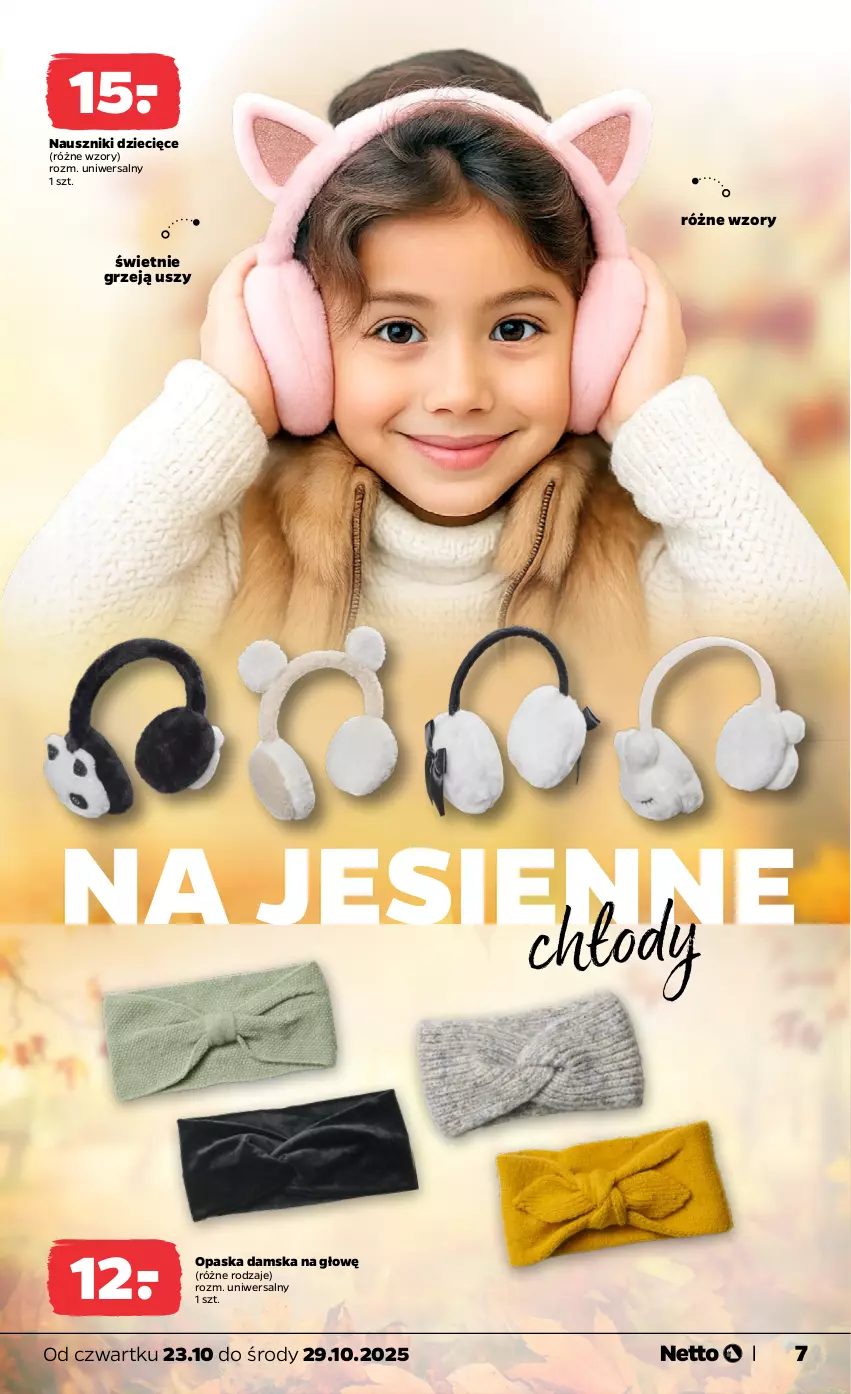 Gazetka promocyjna Netto - Od Czwartku Przemysłowa - ważna 23.10 do 29.10.2025 - strona 7 - produkty: Dzieci, Opaska