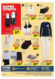 Gazetka promocyjna Carrefour - Gazetka - ważna od 07.09 do 07.09.2024 - strona 26 - produkty: Top, Ser, Kapcie, Biustonosz, Karp, Klej, Rajstopy, Bokserki, Piżama