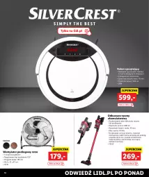 Gazetka promocyjna Lidl - KATALOG SILVERCREST - Gazetka - ważna od 31.08 do 31.08.2023 - strona 14 - produkty: Robot sprzątający, Odkurzacz, Top, Gra, Rura, Szczotka, Pojemnik, Robot, Akumulator