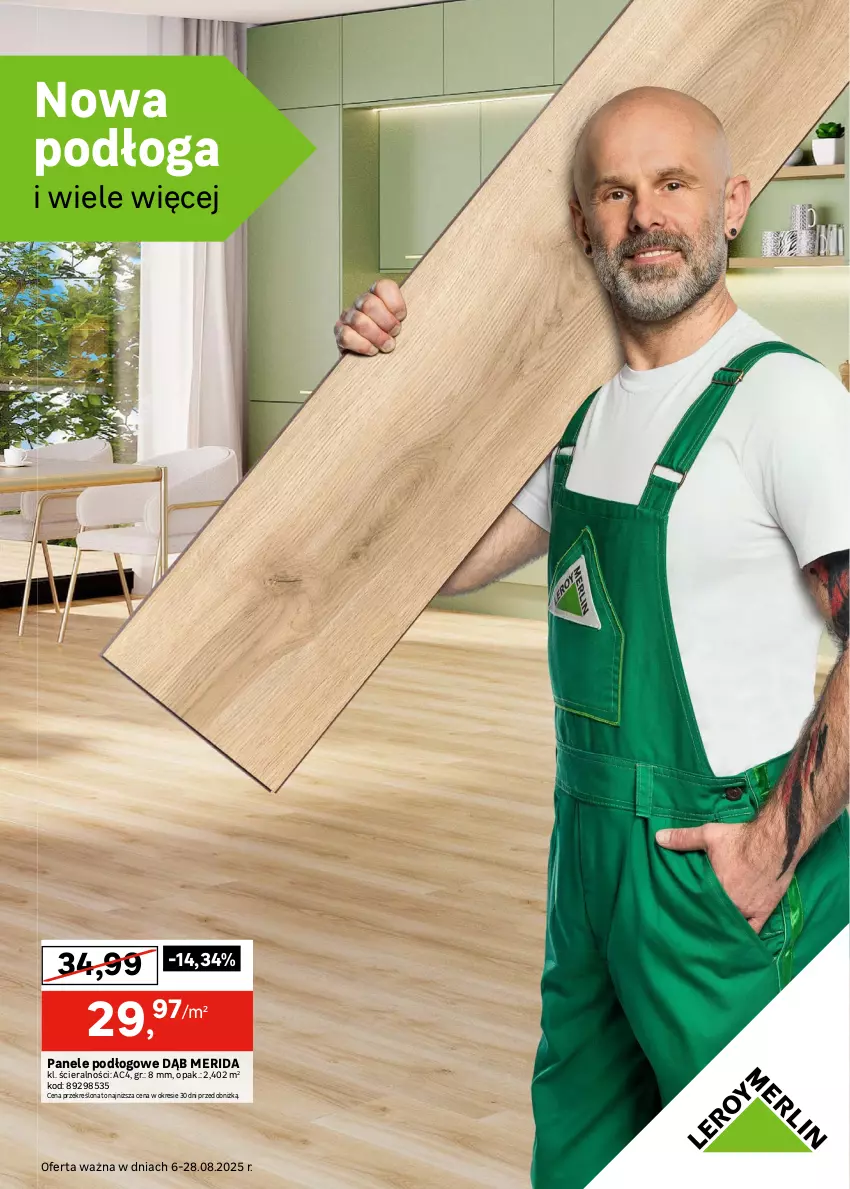Gazetka promocyjna Leroy Merlin - Gazetka Leroy Merlin - ważna 06.08 do 28.08.2025 - strona 1