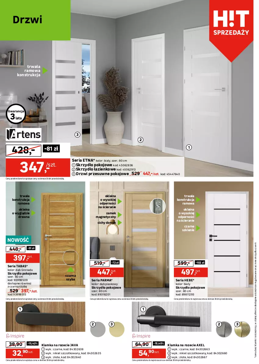 Gazetka promocyjna Leroy Merlin - Gazetka Leroy Merlin - ważna 06.08 do 28.08.2025 - strona 4 - produkty: Bateria, Bateria kuchenna, Drzwi, Klamka, Korpusy, Kuchnia, Meble, Por, Ser, Sok, Syfon, Zestaw mebli kuchennych, Zlew, Zlewozmywak