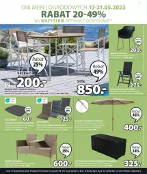 Gazetka promocyjna Jysk - Oferta tygodnia - Gazetka - ważna od 20.06 do 20.06.2023 - strona 4 - produkty: Por, Stół, Parasol, Krzesło, Siedzisko, Poduszka, Olej, Fa