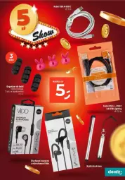 Gazetka promocyjna Dealz - Gazetka - ważna od 18.01 do 18.01.2025 - strona 5 - produkty: Słuchawki, Mikrofon, Organizer, Kabel USB