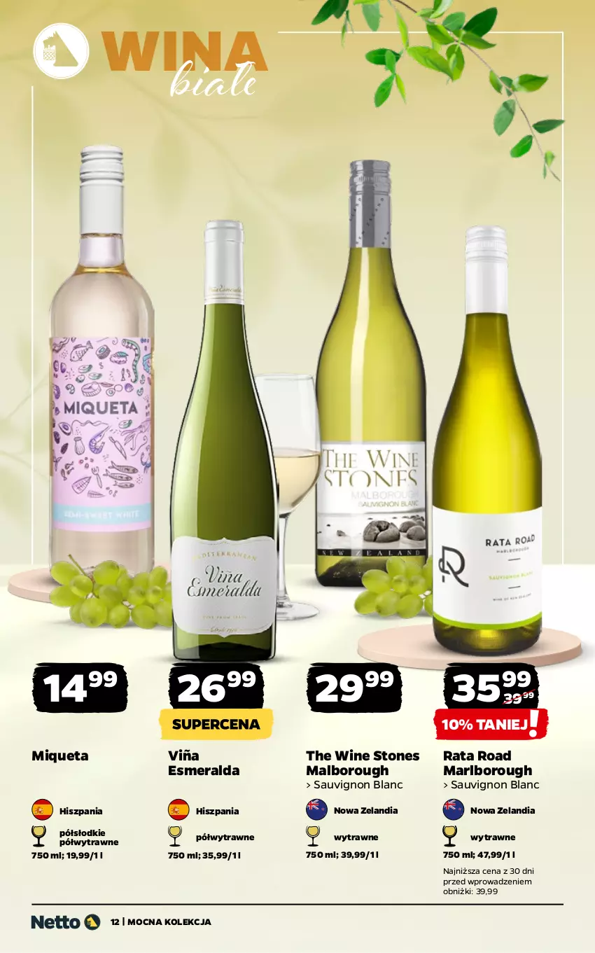 Gazetka promocyjna Netto - Alkohole - Mocne - ważna 27.04 do 09.05.2026 - strona 12 - produkty: Sauvignon Blanc