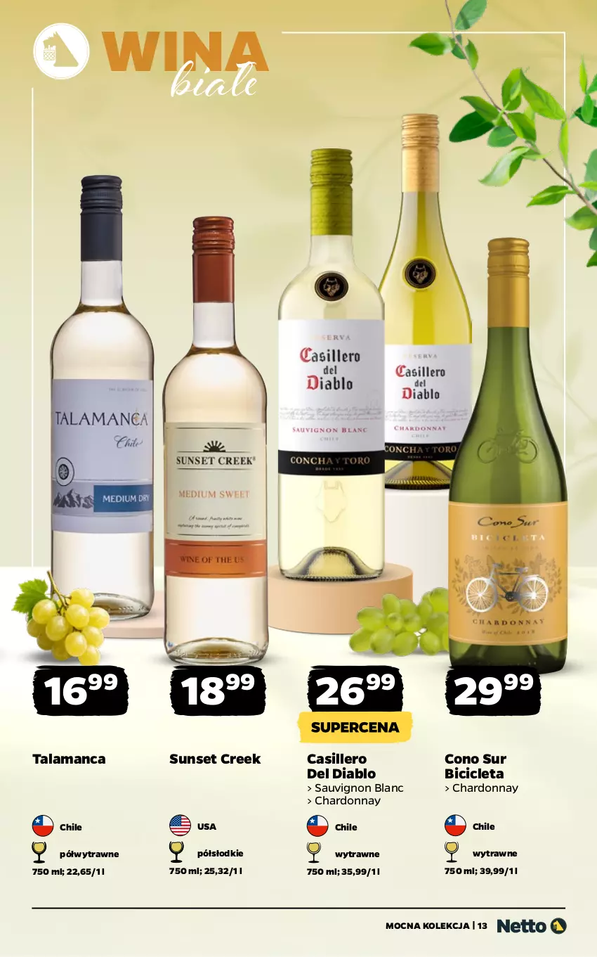 Gazetka promocyjna Netto - Alkohole - Mocne - ważna 27.04 do 09.05.2026 - strona 13 - produkty: BIC, Chardonnay, Sauvignon Blanc