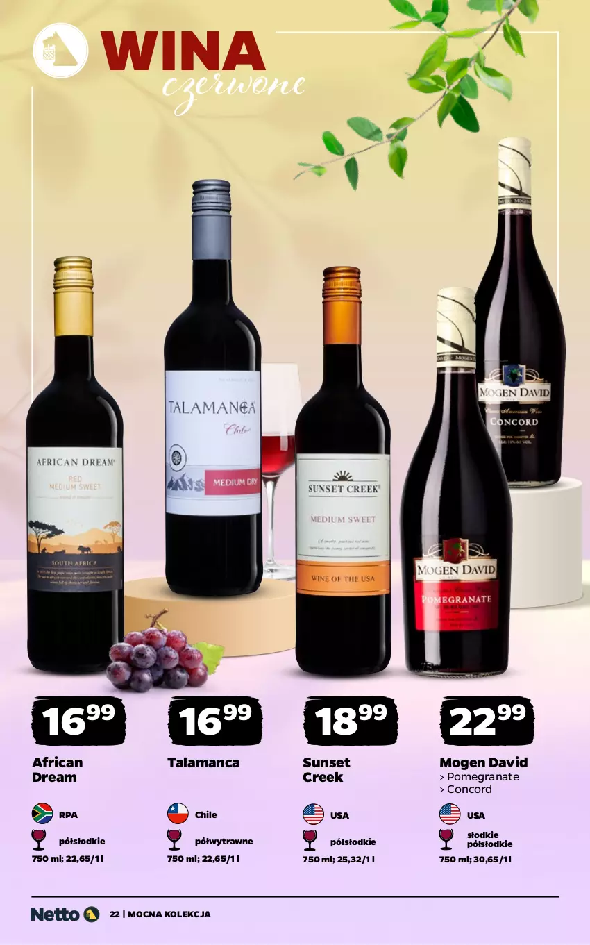 Gazetka promocyjna Netto - Alkohole - Mocne - ważna 27.04 do 09.05.2026 - strona 22 - produkty: Gra, Granat, Mogen David
