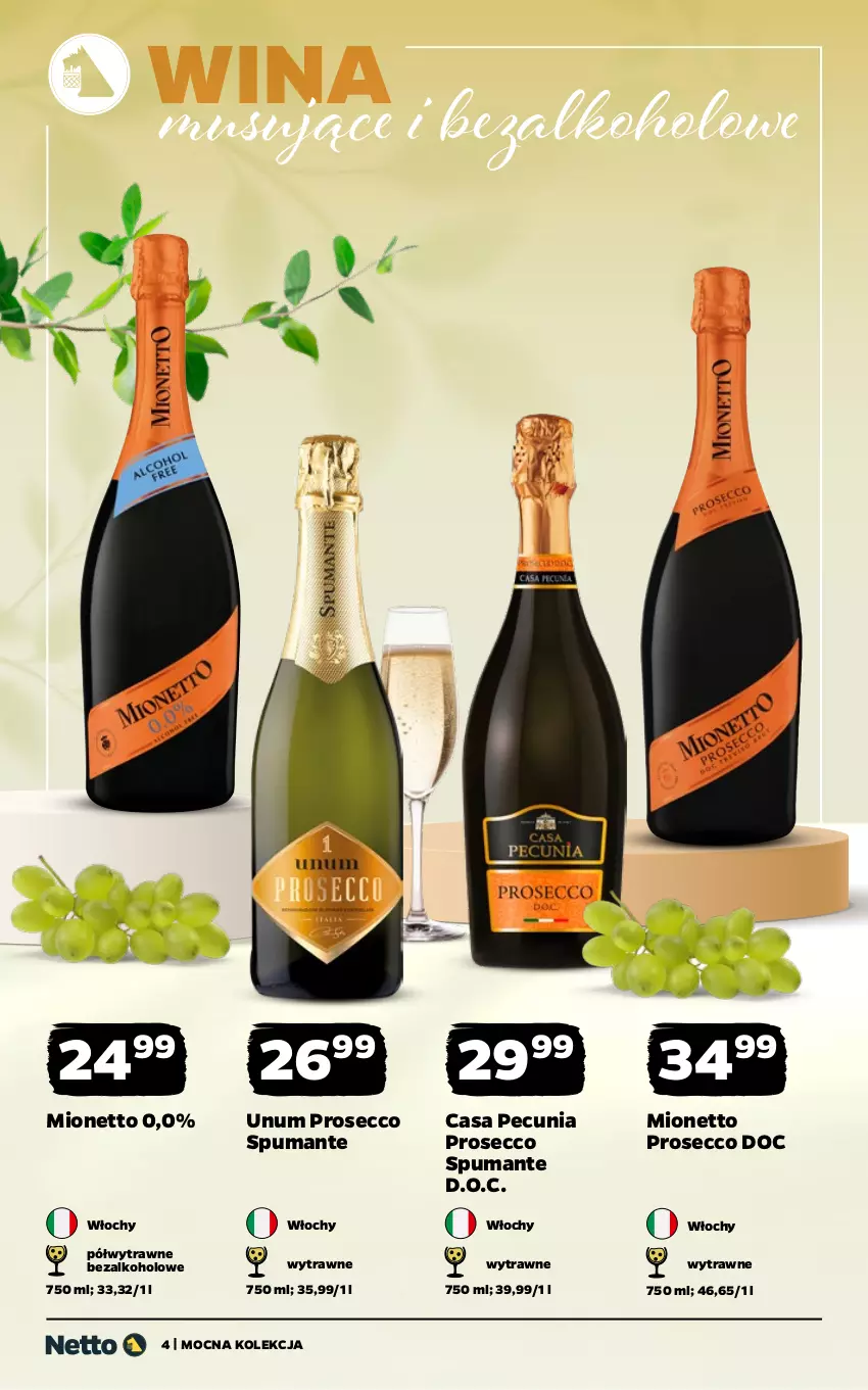 Gazetka promocyjna Netto - Alkohole - Mocne - ważna 27.04 do 09.05.2026 - strona 4 - produkty: Mionetto, Mus, Prosecco, Puma