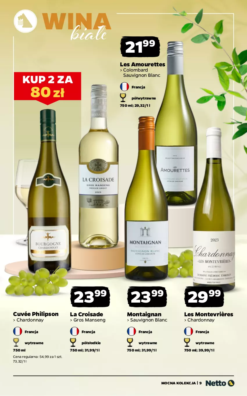 Gazetka promocyjna Netto - Alkohole - Mocne - ważna 27.04 do 09.05.2026 - strona 9 - produkty: Chardonnay, Monte, Philips, Sauvignon Blanc