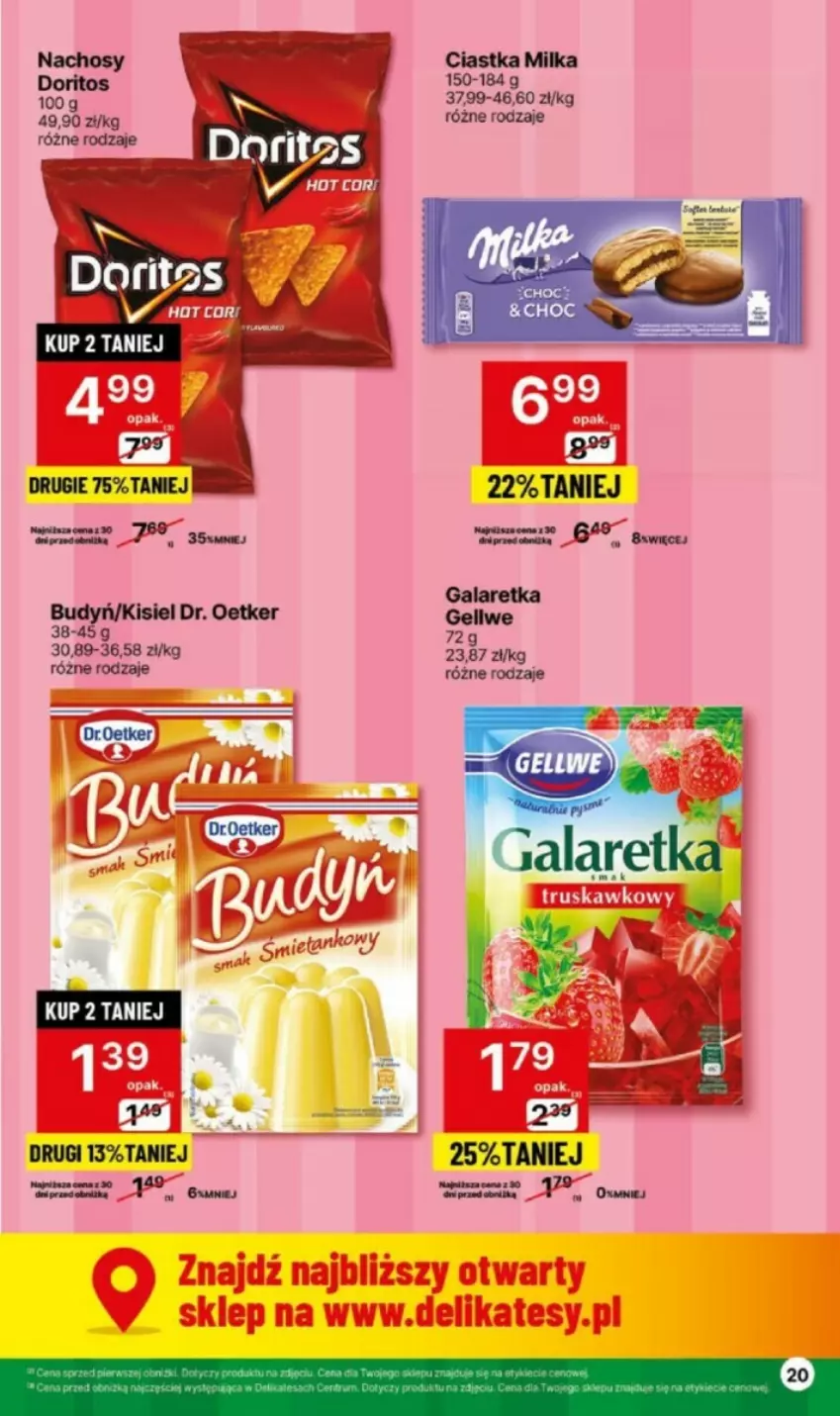 Gazetka promocyjna Delikatesy Centrum - ważna 19.02 do 25.02.2024 - strona 16 - produkty: Budyń, Ciastka, Dr. Oetker, JBL, Kisiel, Milka