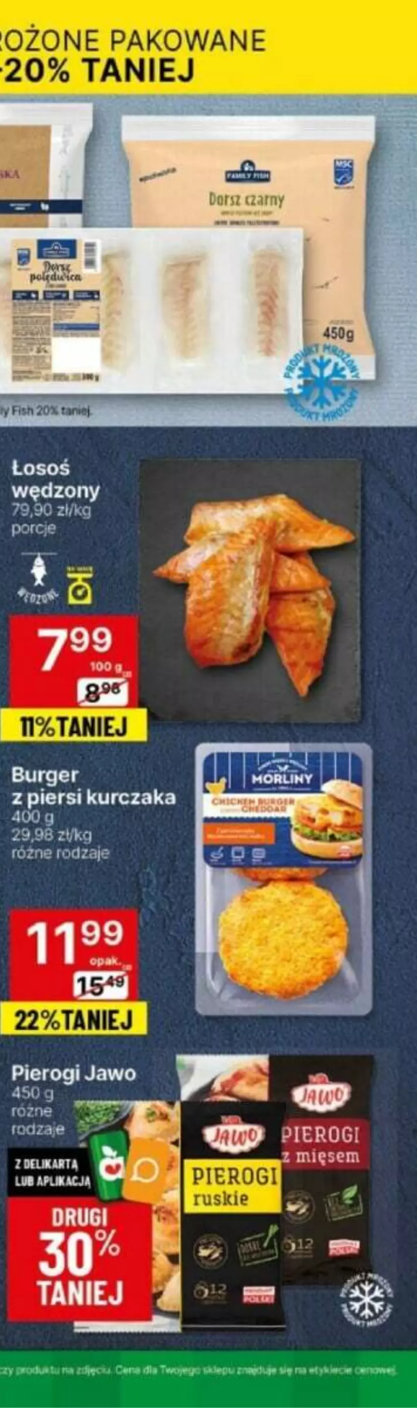 Gazetka promocyjna Delikatesy Centrum - ważna 19.02 do 25.02.2024 - strona 9 - produkty: Burger, Fa, Mus, Pierogi