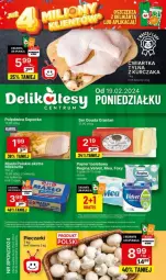 Gazetka promocyjna Delikatesy Centrum - Gazetka - ważna od 25.02 do 25.02.2024 - strona 1 - produkty: Piec, Kurczak, Ser, Rum, Gin, Gra, Papier, Papier toaletowy, Velvet, Foxy, Gouda, Masło