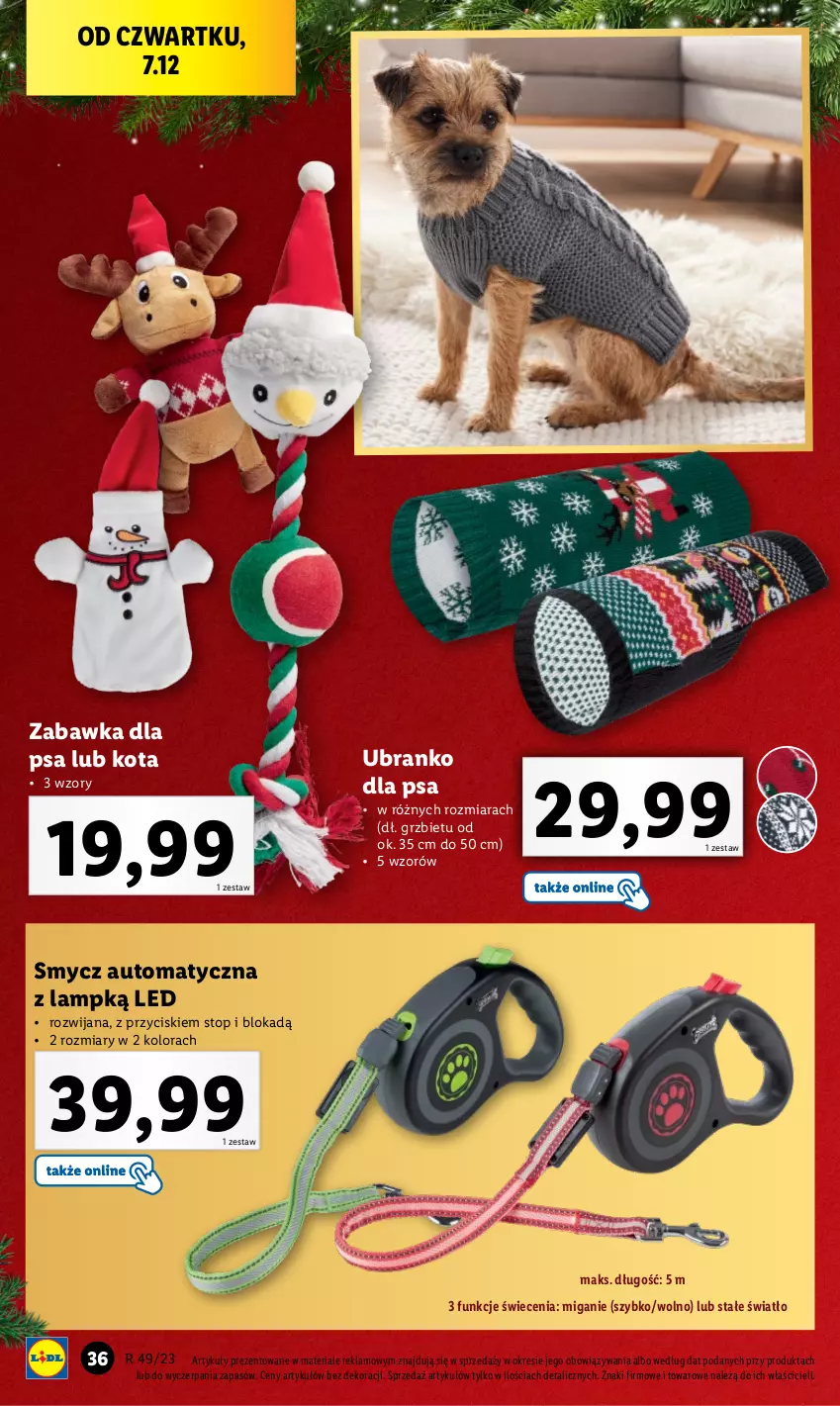 Gazetka promocyjna Lidl - GAZETKA - ważna 04.12 do 09.12.2023 - strona 40 - produkty: Smycz, Top, Zabawka