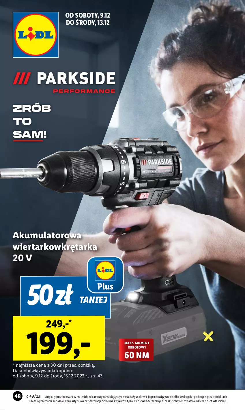 Gazetka promocyjna Lidl - GAZETKA - ważna 04.12 do 09.12.2023 - strona 56 - produkty: Akumulator, Akumulatorowa wiertarkowkrętark, Tarka, Wiertarkowkrętarka, Wkręt, Wkrętarka