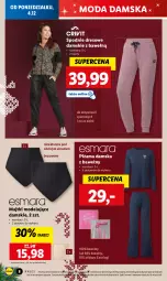 Gazetka promocyjna Lidl - GAZETKA - Gazetka - ważna od 09.12 do 09.12.2023 - strona 10 - produkty: Por, Majtki, Dres, Sport, Moda, Spodnie, Spodnie dresowe, Piżama