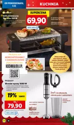 Gazetka promocyjna Lidl - GAZETKA - Gazetka - ważna od 09.12 do 09.12.2023 - strona 22 - produkty: Top, Pur, Przewód, Blender ręczny, Blender, Kuchnia, Pojemnik, Płyta, Grill