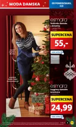 Gazetka promocyjna Lidl - GAZETKA - Gazetka - ważna od 09.12 do 09.12.2023 - strona 7 - produkty: Gin, Moda, Legginsy, Sukienka