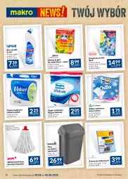 Gazetka promocyjna Makro - Najlepsze oferty - oferta z alkoholem - Gazetka - ważna od 26.06 do 26.06.2023 - strona 12 - produkty: Mop, Gin, Papier, Zawieszka do wc, Bref, Kosz, Velvet, Duck, Tytan, Płyn do wc