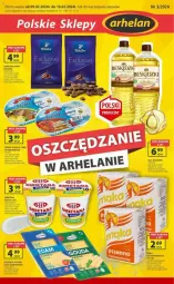 Gazetka promocyjna Arhelan - Gazetka - ważna od 18.02 do 18.02.2024 - strona 1 - produkty: Top, Ser, Beskidzki, Kawa, Mąka, Szprot, Olej, Fa