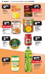 Gazetka promocyjna Netto - Artykuły spożywcze - Gazetka - ważna od 10.11 do 10.11.2023 - strona 16 - produkty: Majonez, Koncentrat pomidorowy, Dawtona, Prymat, Masa krówkowa, Pasztet, Dr. Oetker, Syrop, Brzoskwinie, Olej rzepakowy, Olej, Helio, Budyń