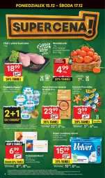 Gazetka promocyjna Delikatesy Centrum - Franczyza DC50 Czwartek - Gazetka - ważna od 17.12 do 17.12.2025 - strona 4 - produkty: Kurczak, Mandarynki, Rum, Por, Papier, Filet z piersi kurczaka, Cukier, Kawa mielona, Kawa, Papier toaletowy, Velvet, Lavazza, Cukierki, Merci, Fa