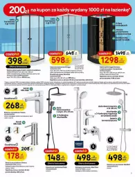 Gazetka promocyjna Castorama - Gazetka - ważna od 19.11 do 19.11.2024 - strona 10 - produkty: Bateria umywalkowa, Zestaw prysznicowy, Ser, Rum, Zestaw wannowy, Rama, Kabina kwadratowa, Kabina półokrągła, Termos, Tran, Bateria, Brodzik, Astor, Olej, Brodzik akrylowy