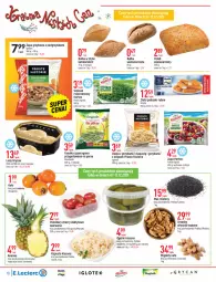 Gazetka promocyjna E Leclerc - Gazetka - ważna od 19.12 do 19.12.2021 - strona 10 - produkty: Mak mielony, Frosta, Gry, Migdały, Zupa, Ananas, Paluszki rybne, Chleb wieloziarnisty, Lody, Kapustą, Chleb, Woda, Ogród, Bułka, Pomidory, Szpinak, Hortex, Fa