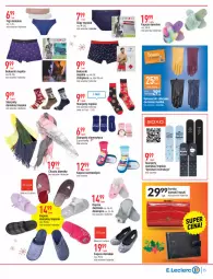 Gazetka promocyjna E Leclerc - Gazetka - ważna od 19.12 do 19.12.2021 - strona 15 - produkty: Piec, Ser, Por, Kapcie, Karp, Slipy, Dzieci, Figi, Chusta, Bokserki