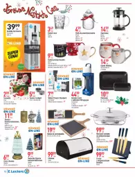 Gazetka promocyjna E Leclerc - Gazetka - ważna od 19.12 do 19.12.2021 - strona 16 - produkty: Top, Ser, Noż, Choinka, Inka, Zaparzacz, Leon, Filiżanka, Znicz, Kubek