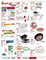 Gazetka promocyjna E Leclerc - Gazetka - ważna od 19.12 do 19.12.2021 - strona 18 - produkty: Piec, Top, Por, Tortownica, Papier, Worki na śmieci, Stek, Trzepaczka, Pojemnik, Forma do pieczenia, Talerz, Obieraczka, Rękaw do pieczenia, Pojemnik na ciasto, Worki na śmiec, Blacha do pieczenia, Papier do pieczenia, Pokrywa, Folia aluminiowa, Fa