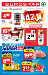 Gazetka promocyjna Spar - EuroSpar - Gazetka - ważna od 27.07 do 27.07.2022 - strona 1 - produkty: Kurczak, Sok, Filet z piersi kurczaka, Jaja, Lody, Mleczko, Jaja z wolnego wybiegu, Kokos