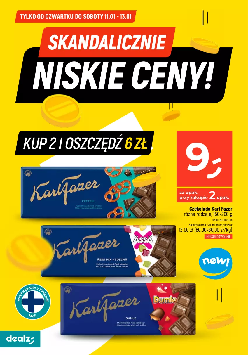 Gazetka promocyjna Dealz - MAKE A DEALZ - ważna 11.01 do 17.01.2024 - strona 4 - produkty: Cukier, Cukierki, Cukierki czekoladowe, Czekolada, Fa