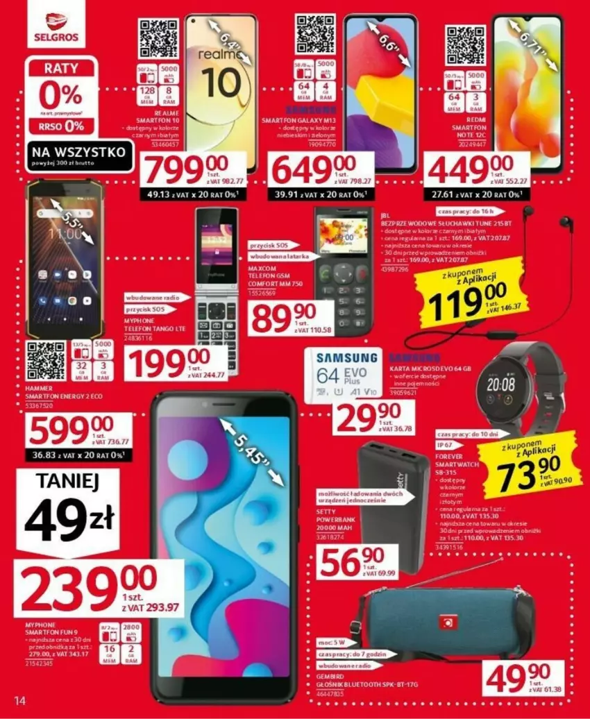 Gazetka promocyjna Selgros - ważna 24.08 do 06.09.2023 - strona 6 - produkty: Fa, LG, Samsung, Wagi