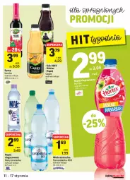 Gazetka promocyjna Intermarche - Gazetka - ważna od 17.01 do 17.01.2022 - strona 31 - produkty: Nałęczowianka, Sok, Syrop, Cappy, Woda mineralna, Napój niegazowany, Staropolanka, Woda, Napój, Nektar