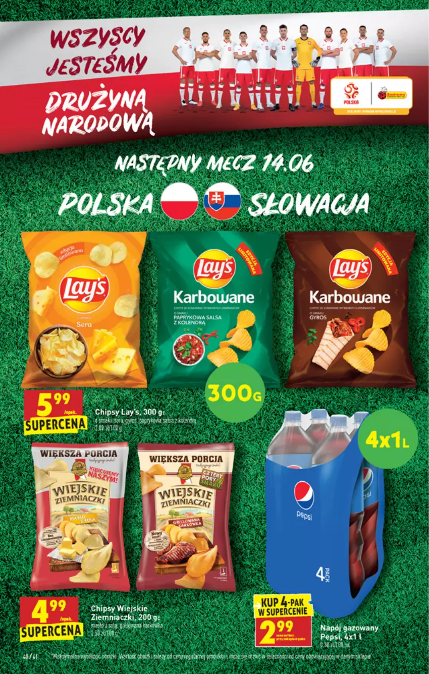 Gazetka promocyjna Biedronka - W tym tygodniu - ważna 10.06 do 16.06.2021 - strona 40 - produkty: BIC, Chipsy, Gyros, Napój, Napój gazowany, Por