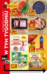 Gazetka promocyjna Biedronka - W tym tygodniu - Gazetka - ważna od 16.06 do 16.06.2021 - strona 1 - produkty: Kurczak, Borówka, Borówka amerykańska, Filet z piersi kurczaka, , Lody, Pepsi, Rioja, Schab wieprzowy, Napój gazowany, Ariel, Arbuz, Kapsułki do prania, Napój, K2, Fa