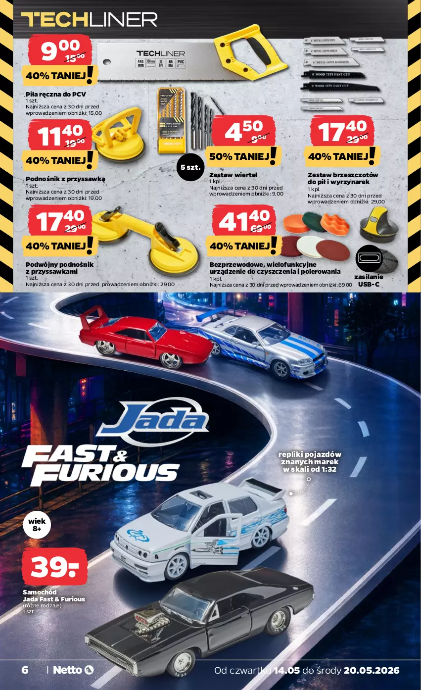 Gazetka promocyjna Netto - Od Czwartku - ważna 14.05 do 20.05.2026 - strona 6 - produkty: Fa, Pojazd, Samochód, Silan, Zestaw wierteł