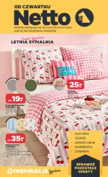Gazetka promocyjna Netto - Od Czwartku - Gazetka - ważna od 20.05 do 20.05.2026 - strona 1 - produkty: Sypialnia, Pościel, Kuchnia, Poduszka dekoracyjna, Prześcieradło, Komplet pościeli, Poduszka, Ogród