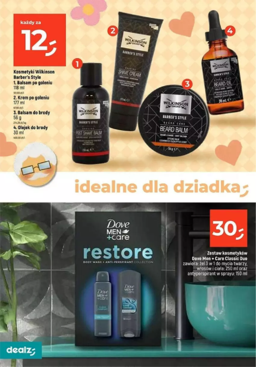 Gazetka promocyjna Dealz - ważna 16.01 do 21.01.2025 - strona 10 - produkty: Antyperspirant, Balsam po goleniu, Dove, Olej