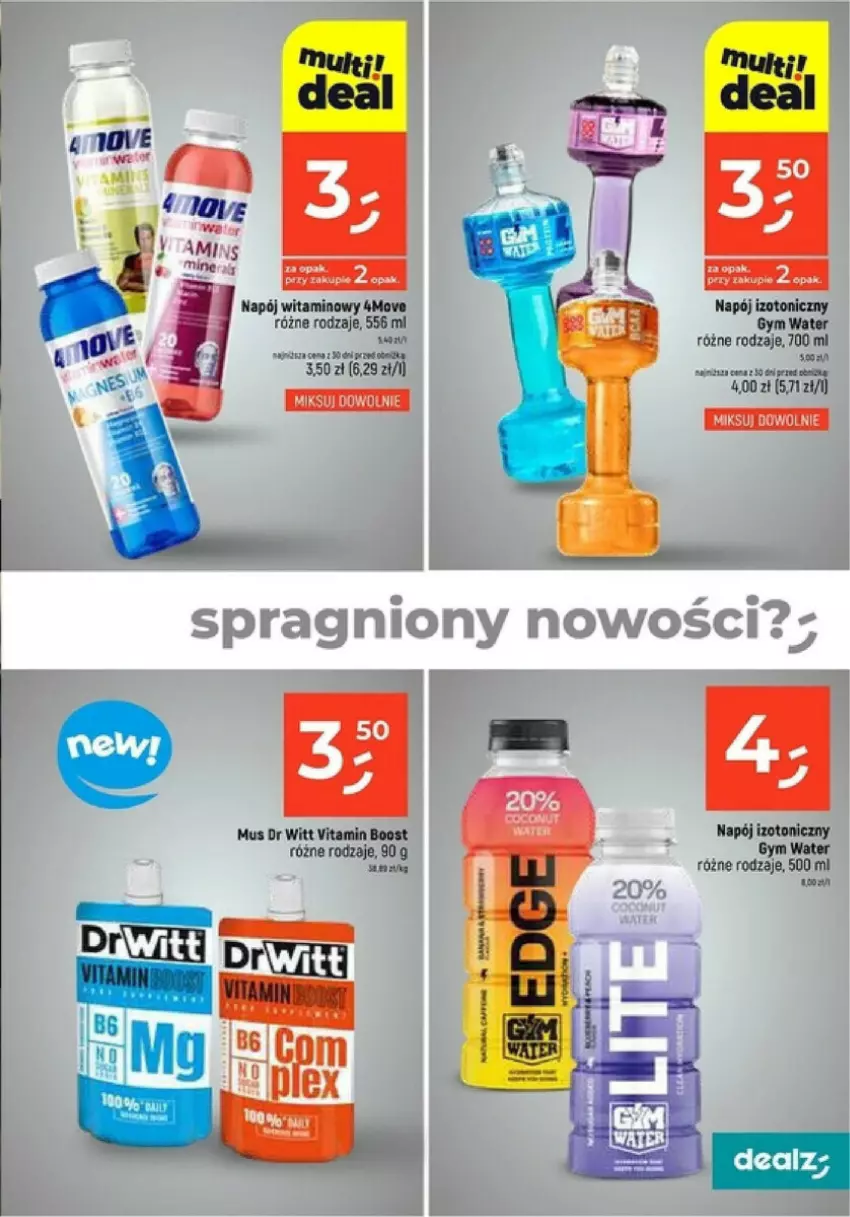 Gazetka promocyjna Dealz - ważna 16.01 do 21.01.2025 - strona 18 - produkty: Mus, Napój, Napój izotoniczny, Ser