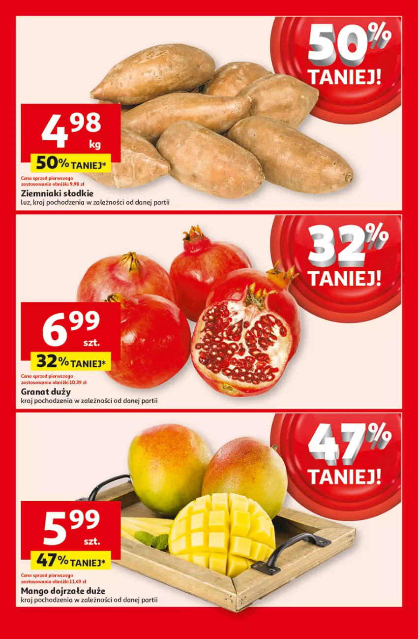 Gazetka promocyjna Auchan - Pewność Niskich Cen Supermarket - ważna 26.09 do 02.10.2024 - strona 7 - produkty: Gra, Granat, Mango, Ziemniaki