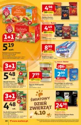 Gazetka promocyjna Auchan - Pewność Niskich Cen Supermarket - Gazetka - ważna od 02.10 do 02.10.2024 - strona 12 - produkty: Majonez, Mokra karma, Sos, Bulgur, BoboVita, Chipsy, Sheba, Teekanne, Knoppers, Herbata, Kasza, Knorr, Herbata owocowa, LG