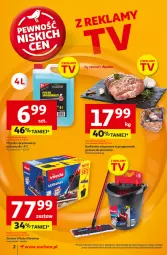 Gazetka promocyjna Auchan - Pewność Niskich Cen Supermarket - Gazetka - ważna od 02.10 do 02.10.2024 - strona 2 - produkty: Piec, Mop, Rama, Karkówka wieprzowa, Vileda, Wiadro, Płyn do spryskiwaczy