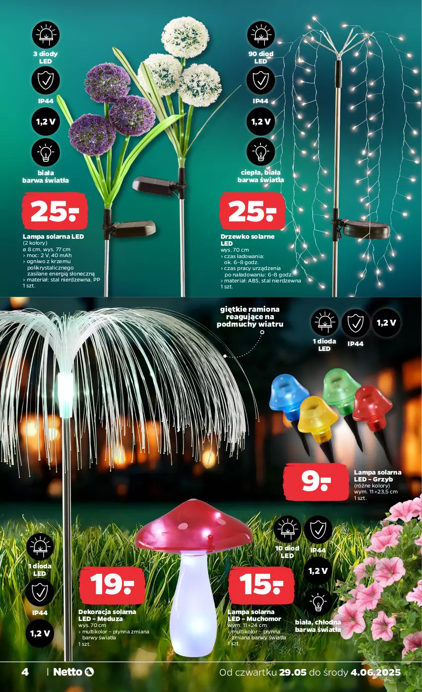 Gazetka promocyjna Netto - Od Czwartku Przemysłowa - ważna 29.05 do 04.06.2025 - strona 4 - produkty: Lampa, Silan