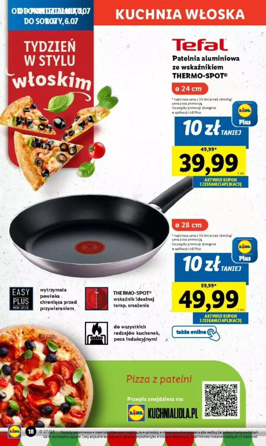 Gazetka promocyjna Lidl - ważna 01.07 do 06.07.2024 - strona 15 - produkty: Patelnia