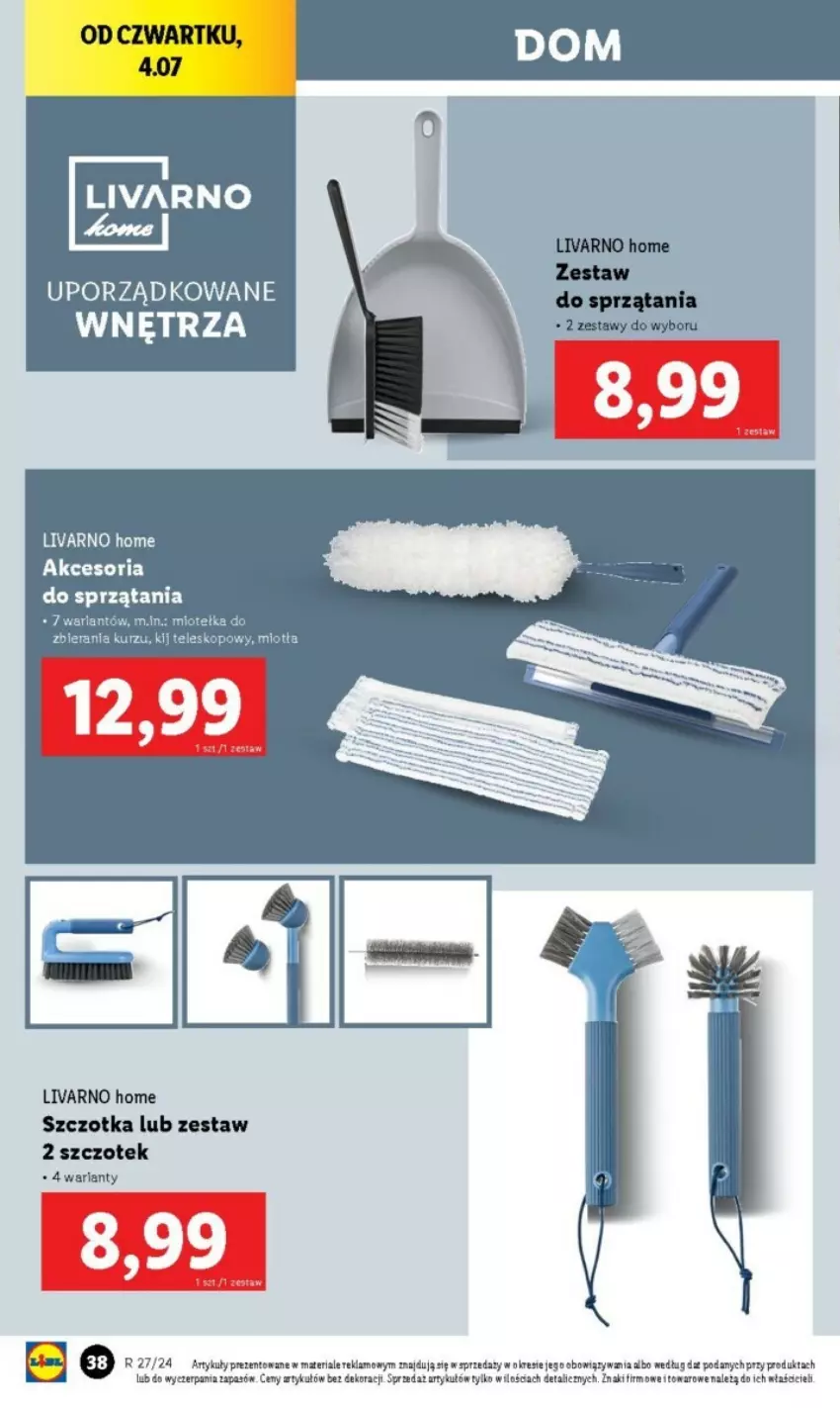 Gazetka promocyjna Lidl - ważna 01.07 do 06.07.2024 - strona 37 - produkty: Ivar, Por, Szczotka