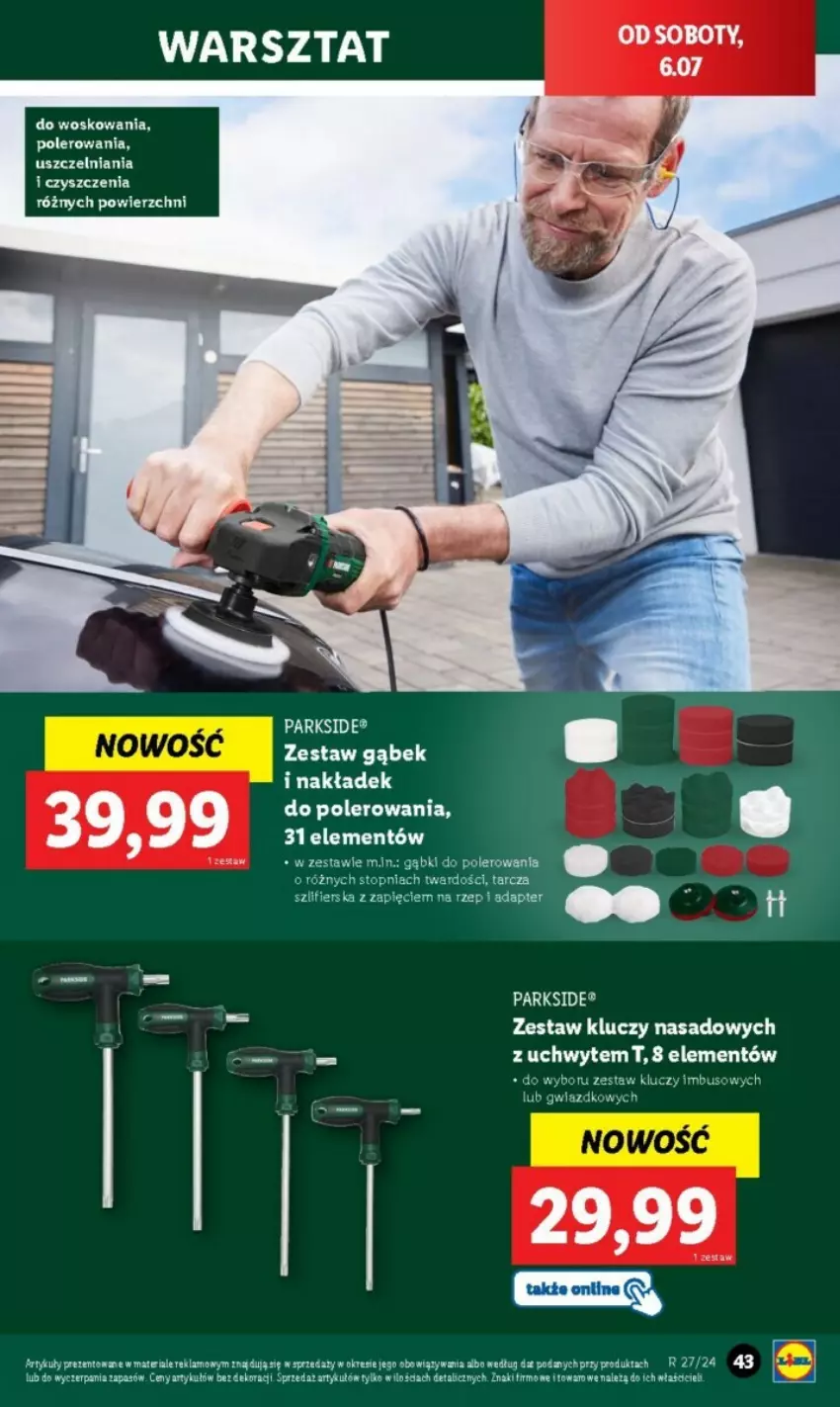 Gazetka promocyjna Lidl - ważna 01.07 do 06.07.2024 - strona 42 - produkty: HP, LG, Parkside, Top, Zestaw kluczy, Zestaw kluczy nasadowych